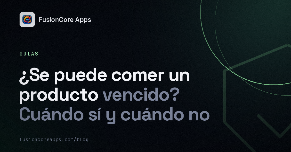 ¿Se puede comer un producto vencido? Cuándo sí y cuándo no